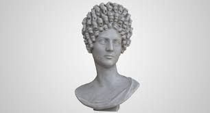 Flavian Woman Bust 3d Turbosquid Bust 3d Model Greek Statue