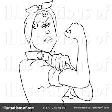 Some of the coloring page names are rosie the riveter we can do it coloring, nurse rosie the riveter we can do it classic thong by click on the coloring page to open in a new window and print. Rosie The Riveter Clipart 1110848 Illustration By Djart