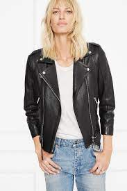 Anine Bing Cropped Moto Jacket Cropped Moto Jacket Cropped Leather Jacket Jackets