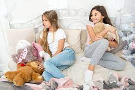 Stepmother friends manhwa also known as (aka) 새엄마의 친구들 ; Happy Childhood Pajamas Party Sisters Sharing Toys Sisters Stock Photo Picture And Royalty Free Image Image 159249804