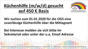 Kuchenhilfe Gesucht M W D Auf 450 Basis Regenbogenschule Kempen