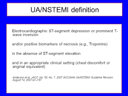 Compared to the more common type of heart attack known as stemi, an nstemi is typically less damaging to your heart. Risk Stratification And Medical Management Of Nste Acs Ua Nstemi Ppt Video Online Download