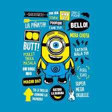 Bueno, entonces no se pierdan este tutorial para hacer una piñata genial para el deleite y la diversión de los más chicos!! Minion Famous Quotes Minions T Shirt The Shirt List