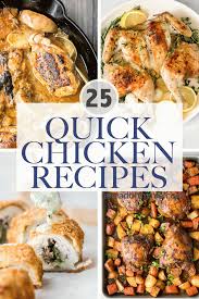Simple saturday night dinner ideas both recipes are from my ebook #thewholesomelife. 25 Quick Chicken Recipes Ahead Of Thyme