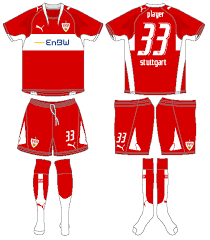Vfb stuttgart (verein für bewegungsspiele stuttgart 1893 e. Vfb Stuttgart Road Uniform German Bundesliga German Liga Chris Creamer S Sports Logos Page Sportslogos Net