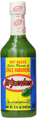 The shu count is listed at 5k, and that's too low. Amazon Com El Yucateco Green Hot Sauce Bottle Chile Habanero 8 Ounce Hot Sauces Grocery Gourmet Food