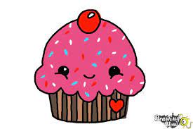 Drawing cupcake anime from berserk on. How To Draw A Cute Cupcake Drawingnow