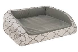 Cheap K9 Ballistics Orthopedic Bolstered Tuff Velvet Bed Brindle Velvet Lattice Ripstop Large 34x40x5 Ht Washable Dog Bed Bolster Dog Bed Waterproof Dog Bed