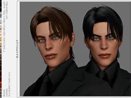 MUSAE's Dorian Hair Found in TSR Category 'Sims 4 Male Hairstyles' #sims4cc 