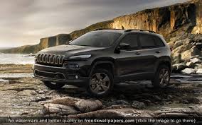 Jeep Cherokee 75th Anniversary Model Hd Wallpaper Jeep Cherokee Jeep Cherokee Trailhawk Black Car