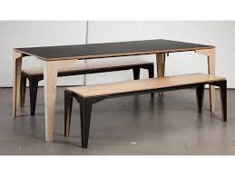 Floating Dining Table Clean And Modern With A Top That Appears To Float This Dining Table S Distinct Plywood Table Dining Table With Bench Plywood Furniture