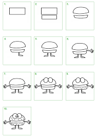 Schoolwiz Hoe Teken Je Een Hamburger Tekenen Leer Tekenen Iets Tekenen