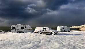 Boondocking or wild camping is parking your rv (sometimes for free) in a beautiful location but with no water, electric or sewer. Tips For Winter Boondocking In Your Rv