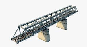 Bridge Railroad Rail 3d Model 3d Model 3d Architecture Railroad