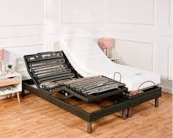 sommier gris 80x200 cm simmons detente 3 pas cher literie de relaxation but iziva com mobilier de cuisine sommier lit bois