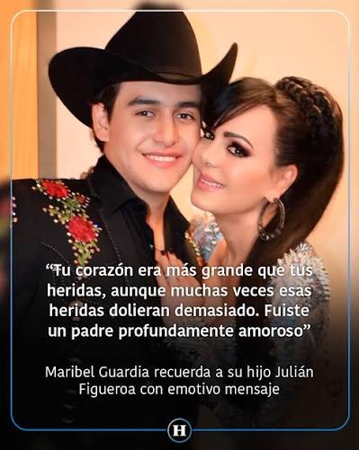 💔🎭 Maribel Guardia recuerda a Julián Figueroa A casi dos años y diez  meses de su partida, la actriz compartió un mensaje lleno de amor y memoria  hacia su hijo. 👉 “No