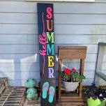 Hello Sunshine: Summer Porch Sign Workshop
