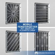 Mobile Fenstergitter Mit Klemmtechnik Fenstergitter Fenstergitter Einbruchschutz Fenster
