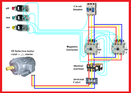 Pada koneksi star delta ada perbedaan antara untuk menentukan i (arus) pada kontaktor main, kontaktor star dn. Motor Forward Reverse Wiring Diagram Elec Eng World Electrical Circuit Diagram Basic Electrical Wiring Electrical Wiring