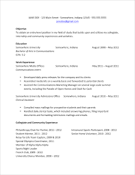 Previous experience includes working as an english tutor for 2 years at university x, having worked with 100+ students, helping them improve. College Grads How Your Resume Should Look Fastweb