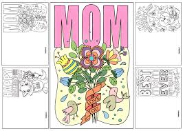 The perfect mother's day card has two things: 4 Free Printable Mother S Day Ecards To Color