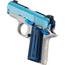 Kimber 9mm kimber micro 9mm pistol home protection concealed carry fiber optic black rubber matte black. Kimber America Micro 9 Sapphire