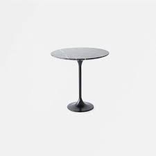 Black Carrara Marble Tulip Side Table Round Tulip Side Table Round Side Table Side Table