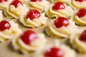Almond Cookies Traditional Sicilian Recipe With Maraschino Cherries Sicilian Recipes Almond Paste Recipes Almond Paste Cookies