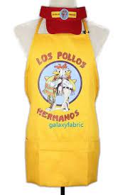 LOS POLLOS HERMANOS APRON CAP SET costume moth heisenberg Breaking Bad |  eBay