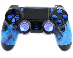 It's lightweight, it's free, and most importantly, it enables the dualshock 4 to be used with any compatible game or windows. Blue Fire Ps4 Modded Controller Moddedzone Ps4 Controller Custom Ps4 Controller Playstation Controller