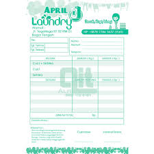 In this way, there are still some problems that occur, especially the time and the power spent in doing the transaction process becomes ineffective and Nota Laundry 2 Ply Shopee Indonesia