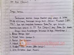 Contoh Surat Lamaran Kerja Tulis Tangan Dan Ketik Komputer Surat Tulisan Tangan Tulisan
