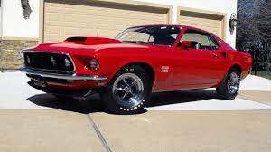 1969 Ford Mustang Boss 429 In Candy Apple Red Kk 1987 Ford Mustang Ford Mustang Boss Mustang Boss