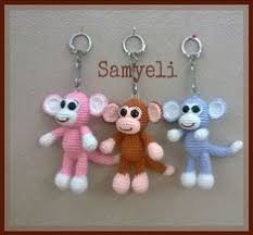 Maymun Anahtarlik Tarifi Monkey Keychain Free Pattern Maymunlar Ucretsiz Patron Hayvan Desenleri