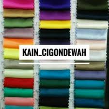 Kain yang dijual dihitung per roll. Toko Online Kain Cigondewah Shopee Indonesia