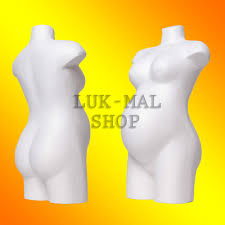 Styropor Torso Weiblich Schwanger 36 38 Chrom Schaufensterpuppen Schneiderpuppen Torsos Schneidertorsos Schaufenstertorsos Mannequins