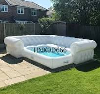 3x3m Commercial Customized Giant Inflatable Combine Sofa Pools Swimming  Pool Shape Inflatable Pool Lounging for Outdoor Activity - AliExpress