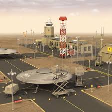 3d Area 51 Military Base Model Turbosquid 1450420 Military Base 3d Model Architecture Military
