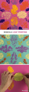 Leaf Printing Mandala Art The Craft Train Fall Art Projects Art Activities For Kids Leaf Prints