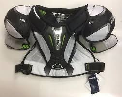 reebok sc876 hockey shoulder pads senior small new ice pad