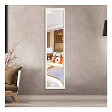 20x24 cresent moon botanical wall art $29.99 compare at $40. Beauty4u Full Length Wall Mirror Float Tile White Dressing Mirror For Wall Decor Buy Online In Bahamas At Bahamas Desertcart Com Productid 148200962