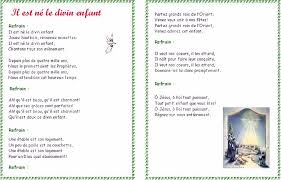 Tout petit enfant que vous etes, o jesus! Il Est Ne Le Divin Enfant Les Paroles De La Chanson Le Divin Chansons Pour Enfants Paroles De Chansons