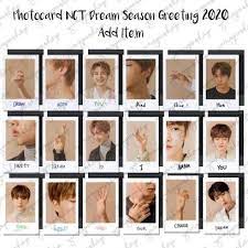Omgthenerve • vampire nct blood donor •. Kode Q31 Ready Cod Nct Dream 2020 Season Greeting Polaroid Add Item Photocard Replika Sg Shopee Indonesia