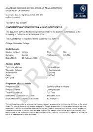 Transaction effective date required information termination / / change address changes can be done online or by calling oxford. Student Self Service University Of Oxford