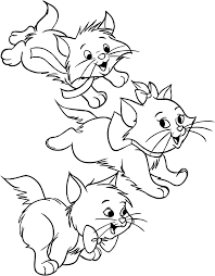 Ausmalbilder Marie Berlioz Und Toulouse Des Aristocats