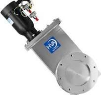 HVA 고진공 HV 공압식 게이트 밸브 ISO-F DN100 플랜지, Viton 게이트 및 보닛 씰, 304 스테인레스 스틸, PN:  11210-0403R