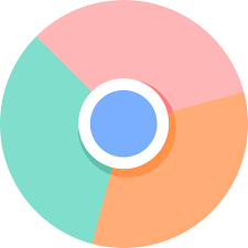Vλporwλvξ aesthetic the vaporwave style is often used to give things a retro, vintage, or 80s font feel. Google Chrome Icon Aesthetic Pastel Blue Novocom Top