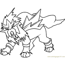 Entei coloring pages for kids online. Entei Coloring Pages For Kids Download Entei Printable Coloring Pages Coloringpages101 Com