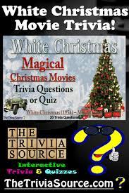 The more questions you get correct here, the more random knowledge you have is your brain big enough to g. White Christmas 1954 Movie Trivia Or Quiz White Christmas Movie Christmas Movie Trivia Movie Trivia Questions