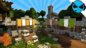 Welcome back to the minecraft medieval village!!! Minecraft How To Build A Medieval Market Stalls Easy Medieval Village Market Stall Tutorial Youtube